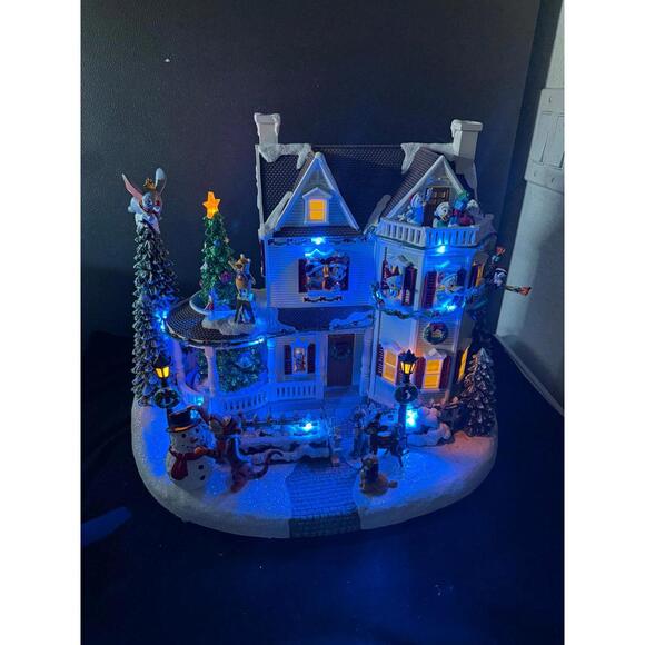 Disney Holiday Decorations – Animated Holiday House With Lights